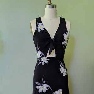 Black Cutout Maxi Dress